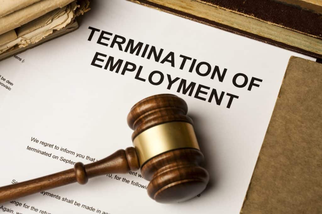 Employee termination notices in Western Canada