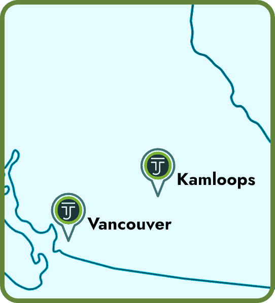Taylor Janis BC Map
