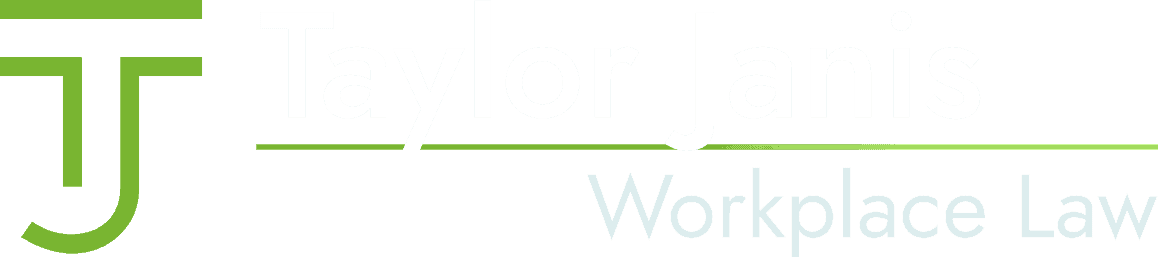 Taylor Janis Logo White